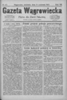 Gazeta Wągrowiecka: pismo dla ziemi pałuckiej 1927.09.11 R.7 Nr107