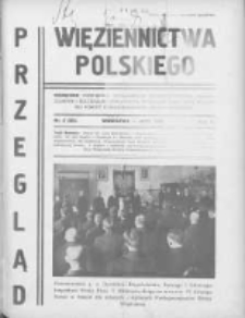 Przegląd Więziennictwa Polskiego: miesięcznik poświęcony zagadnieniom kryminologicznym, penitencjarnym i kulturalno-oświatowym, wydawany przez Kasę Wzajemnej Pomocy Funkcjonariuszy Straży Więziennej 1935 luty R.3 Nr1(22)