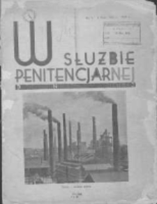 W Służbie Penitencjarnej: dwutygodnik straży więziennej 1936.05.03 R.1 Nr1