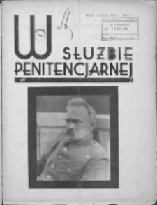 W Służbie Penitencjarnej: dwutygodnik straży więziennej 1936.05.12 R.1 Nr2