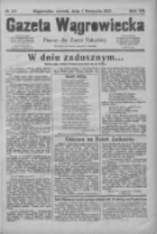Gazeta Wągrowiecka: pismo dla ziemi pałuckiej 1927.11.01 R.7 Nr129