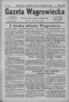 Gazeta Wągrowiecka: pismo dla ziemi pałuckiej 1927.11.13 R.7 Nr134