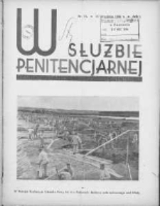 W Służbie Penitencjarnej: dwutygodnik straży więziennej 1936.09.15 R.1 Nr10