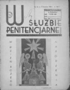 W Służbie Penitencjarnej: dwutygodnik straży więziennej 1936.12.01 R.1 Nr16