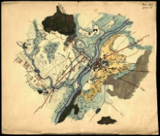 Ostrołęka - 1831 - plan bitwy - godz. 11