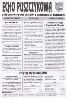 Echo Puszczykowa 1998 Nr10(84)