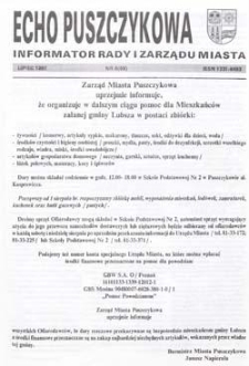 Echo Puszczykowa 1997 Nr6(69)