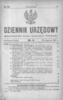 Dziennik Urzędowy Ministerstwa Byłej Dzielnicy Pruskiej 1921.01.28 R.2 Nr4