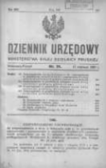 Dziennik Urzędowy Ministerstwa Byłej Dzielnicy Pruskiej 1921.06.17 R.2 Nr21