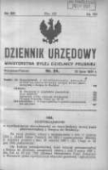 Dziennik Urzędowy Ministerstwa Byłej Dzielnicy Pruskiej 1921.07.15 R.2 Nr24