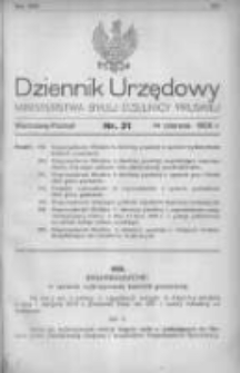 Dziennik Urzędowy Ministerstwa Byłej Dzielnicy Pruskiej 1920.06.14 R.1 Nr31