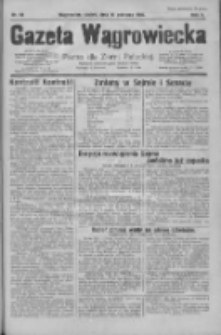 Gazeta Wągrowiecka: pismo dla ziemi pałuckiej 1930.06.13 R.10 Nr98