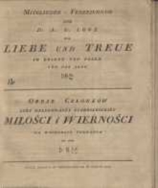 Mitgliederverzeichniss der Deputirten Alt Schottischen Loge Liebe und Treue, und der St. Johannis-Loge zum der Tempel Eintracht im Orient zu Posen f&uuml;r das Jahr 5824/25