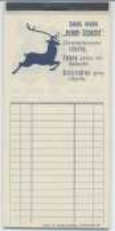 "Jeleń - Schicht" mydło, bloczek reklamowy