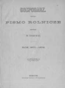 Gospodarz. 1872.07.18 R.1 nr29