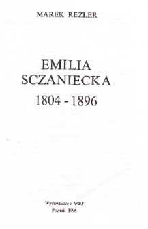 Emilia Sczaniecka: 1804-1896
