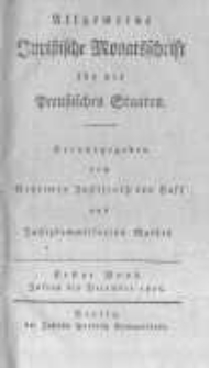 Allgemeine Juristische Monatsschrift für die Preussischen Staaten. 1805 Bd.1
