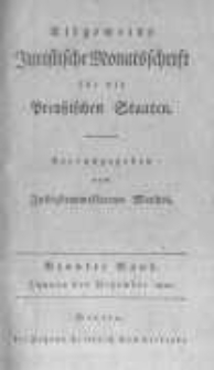 Allgemeine Juristische Monatsschrift f&uuml;r die Preussischen Staaten. 1810 Bd.9