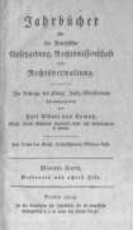 Jahrb&uuml;cher f&uuml;r die Preussische Gesetzgebung, Rechtswissenschaft und Rechtsverwaltung. 1814 Bd.4