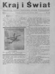 Kraj i Świat. 1926.08.29 R.2 nr28