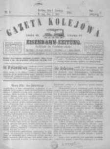Gazeta Kolejowa. Eisenbahn-Zeitung. 1894 R.5 nr6