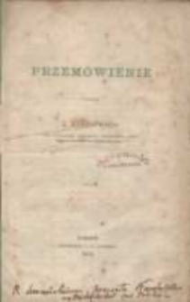Przem&oacute;wienie pana K. Karśnickiego przy wystąpieniu z dyrekcyi Towarzystwa R&oacute;ln. Średzko-Wrzesińsko-Gnieźnieńskiego