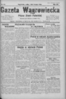 Gazeta Wągrowiecka: pismo ziemi pałuckiej 1933.05.19 R.13 Nr115