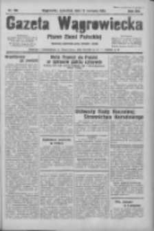 Gazeta Wągrowiecka: pismo ziemi pałuckiej 1933.06.15 R.13 Nr136