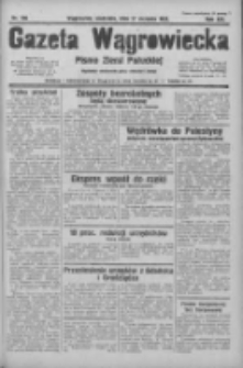 Gazeta Wągrowiecka: pismo ziemi pałuckiej 1933.08.27 R.13 Nr196