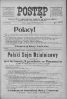 Postęp 1918.11.16 R.29 Nr264