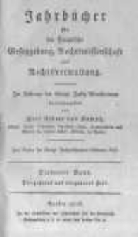 Jahrb&uuml;cher f&uuml;r die Preussische Gesetzgebung, Rechtswissenschaft und Rechtsverwaltung. 1816 Bd.7