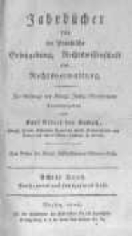 Jahrb&uuml;cher f&uuml;r die Preussische Gesetzgebung, Rechtswissenschaft und Rechtsverwaltung. 1816 Bd.8