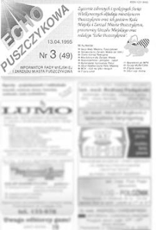 Echo Puszczykowa 1995.04.13 Nr3(49)
