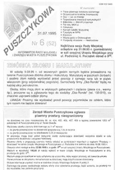 Echo Puszczykowa 1995.07.31 Nr6(52)