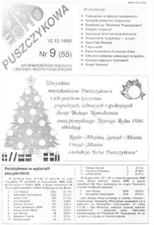 Echo Puszczykowa 1995.12.12 Nr9(55)