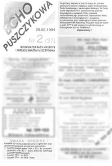 Echo Puszczykowa 1994.02.25 Nr2(37)