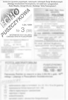 Echo Puszczykowa 1994.04.01 Nr3(38)