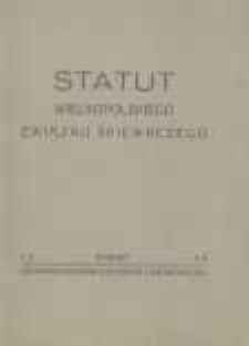 Statut Wielkopolskiego Związku Śpiewaczego