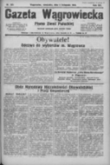 Gazeta Wągrowiecka: pismo ziemi pałuckiej 1933.11.05 R.13 Nr255