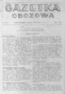 Gazetka Obozowa. 1941.01.29 Wyd. Poranne A nr48