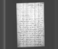 Ange Leval do Władysława Zamoyskiego. Konstantynopol 6 X 1857 r.