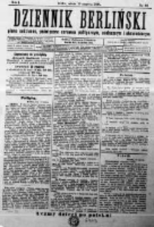 Dziennik Berliński. Pismo codzienne poświęcone sprawom politycznym, społecznym i ekonomicznym. 1897 R.1 nr63