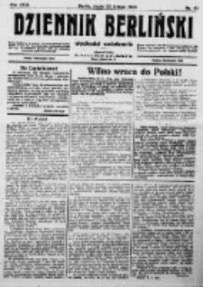 Dziennik Berliński. 1922 R.26 nr40