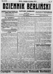 Dziennik Berliński. 1922 R.26 nr41