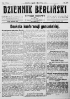 Dziennik Berliński. 1922 R.26 nr77