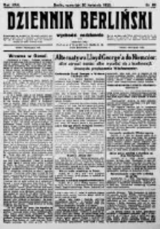 Dziennik Berliński. 1922 R.26 nr86