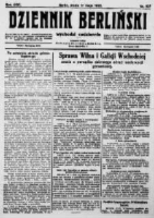 Dziennik Berliński. 1922 R.26 nr107