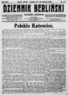 Dziennik Berliński. 1922 R.26 nr137