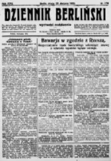 Dziennik Berliński. 1922 R.26 nr176