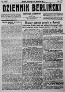 Dziennik Berliński. 1922 R.26 nr177
